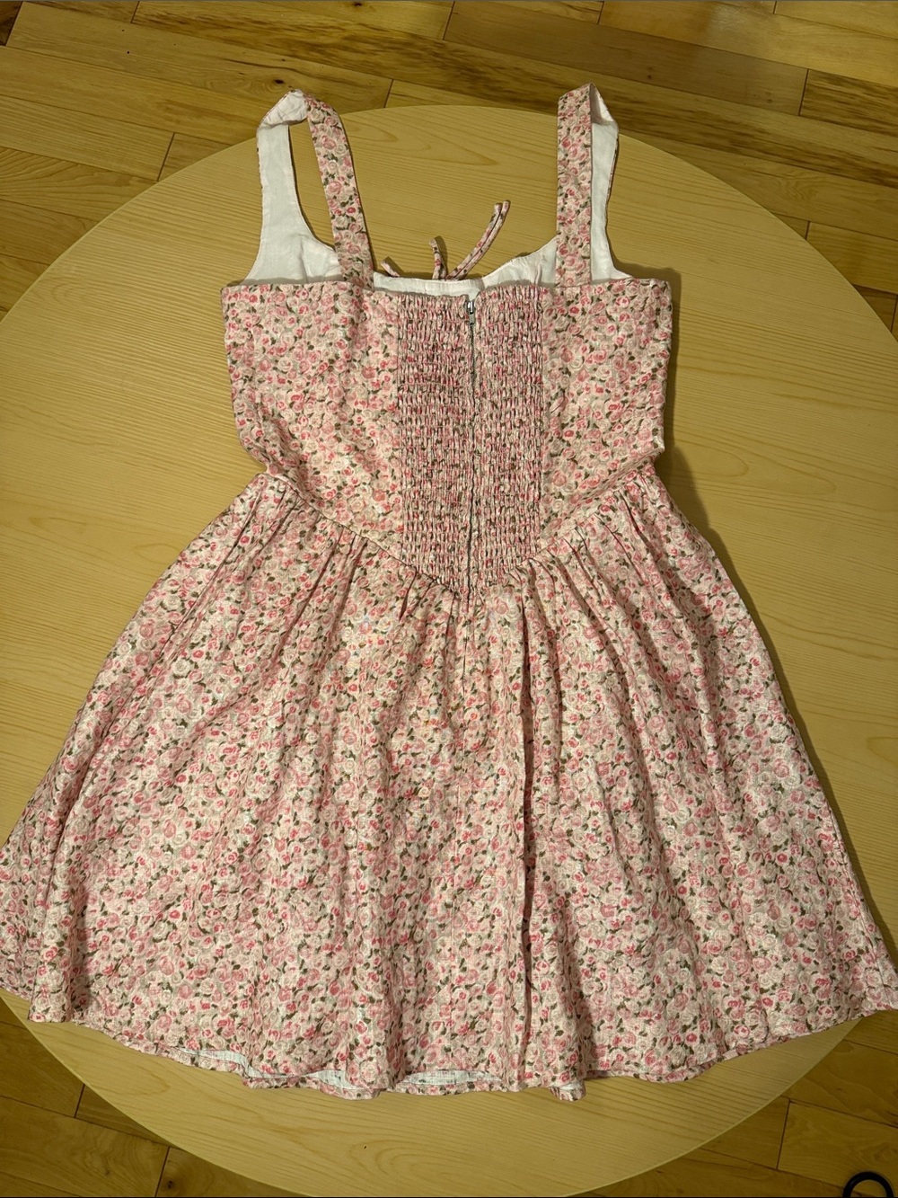 Reformation Daria Linen Basque Mini Dress Rosin Pink Floral
Size: 8 - Picture 4 of 7
